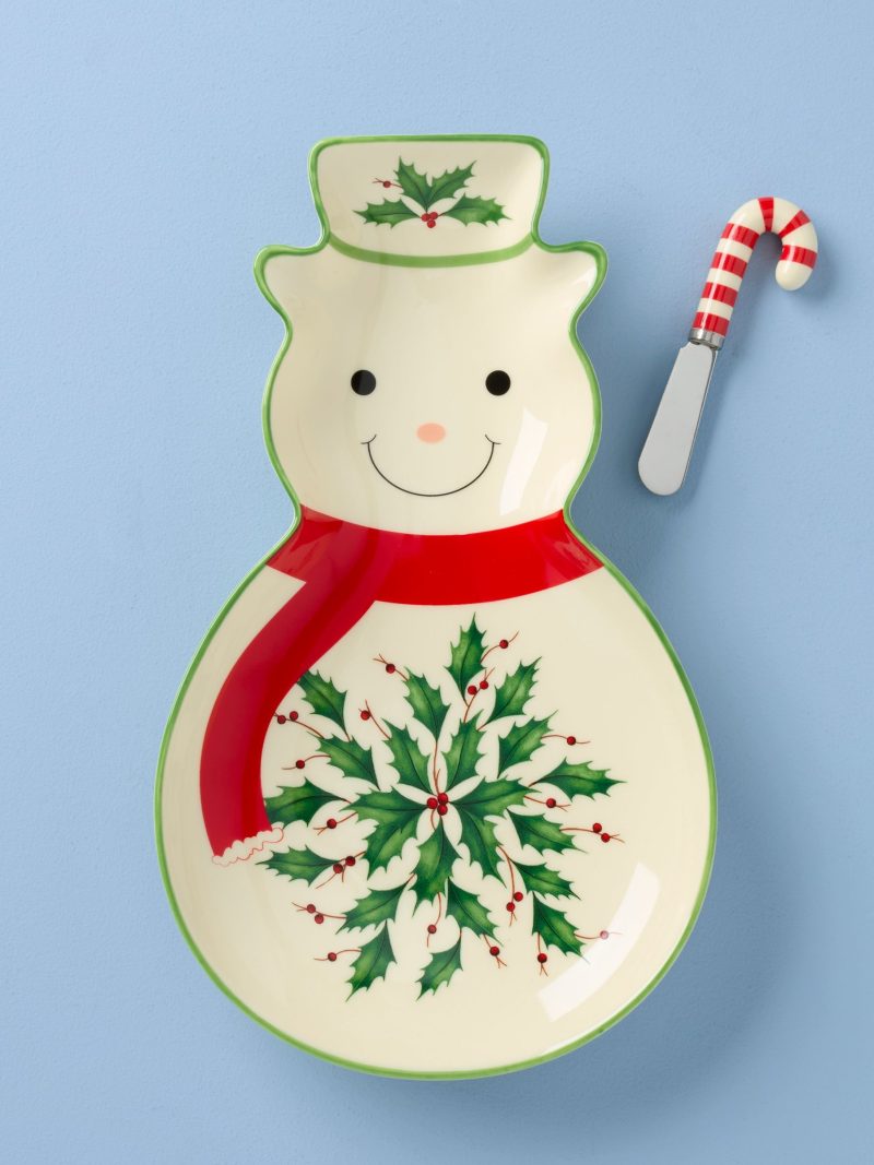 Holiday Tray With Spreader